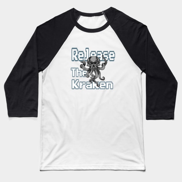 release the kraken Baseball T-Shirt by mohamed705